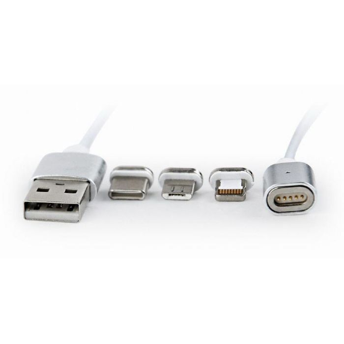Дата кабель USB 2.0 AM to Lightning + Micro 5P + Type-C 1.0m Cablexpert (CC-USB2-AMLM31-1M) изображение 3