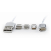 Дата кабель USB 2.0 AM to Lightning + Micro 5P + Type-C 1.0m Cablexpert (CC-USB2-AMLM31-1M) изображение 3