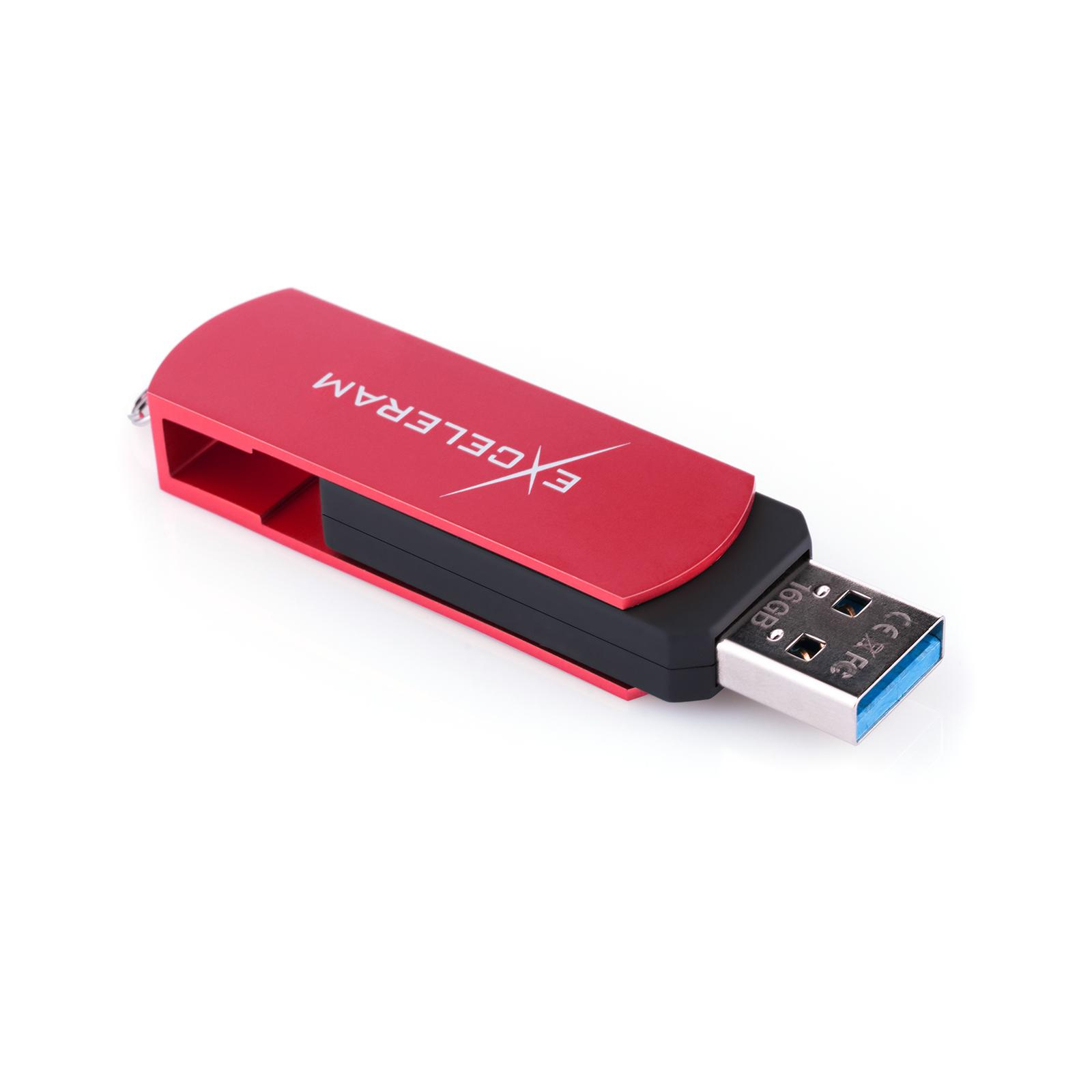 USB флеш накопитель eXceleram 16GB P2 Series Red/Black USB 3.1 Gen 1 (EXP2U3REB16) изображение 5