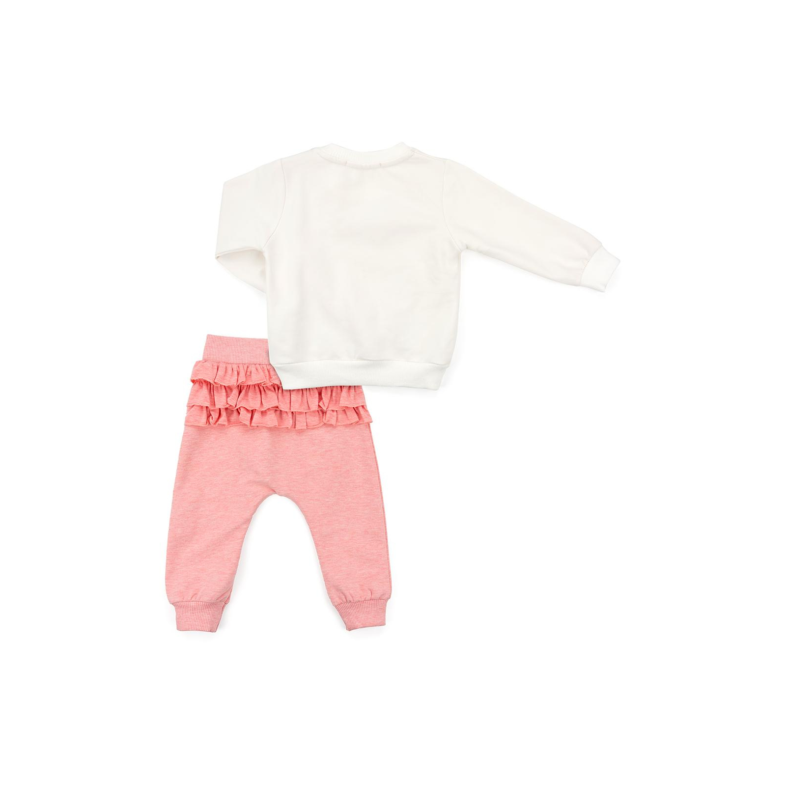 Набір дитячого одягу Breeze з сердечком і оборочкою (11261-74G-peach) зображення 4