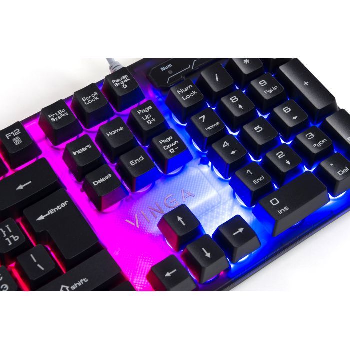 Клавиатура Vinga KB414 black изображение 5