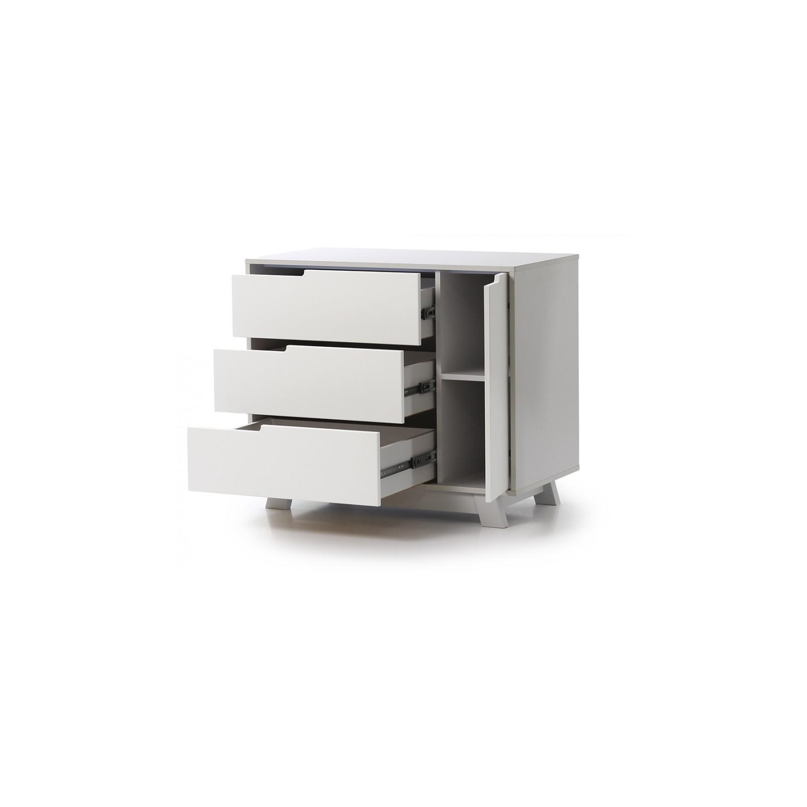 Комод-пеленатор Верес (900) Manhattan бело-серый (33.2.32.2.17) изображение 3