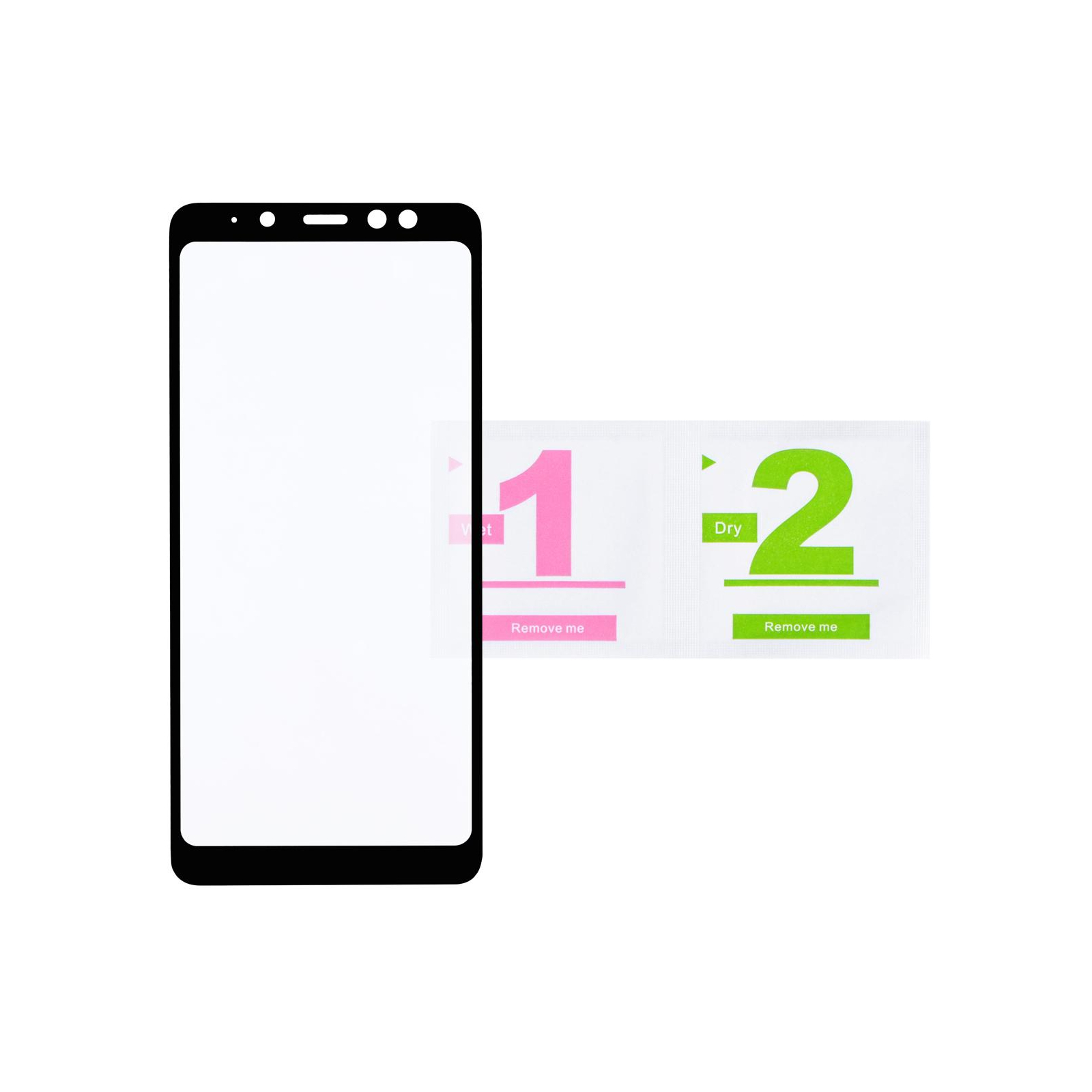 Стекло защитное 2E для Samsung Galaxy A8+ 2018 3D Edge Glue (2E-TGSG-GA8P-3D) изображение 2
