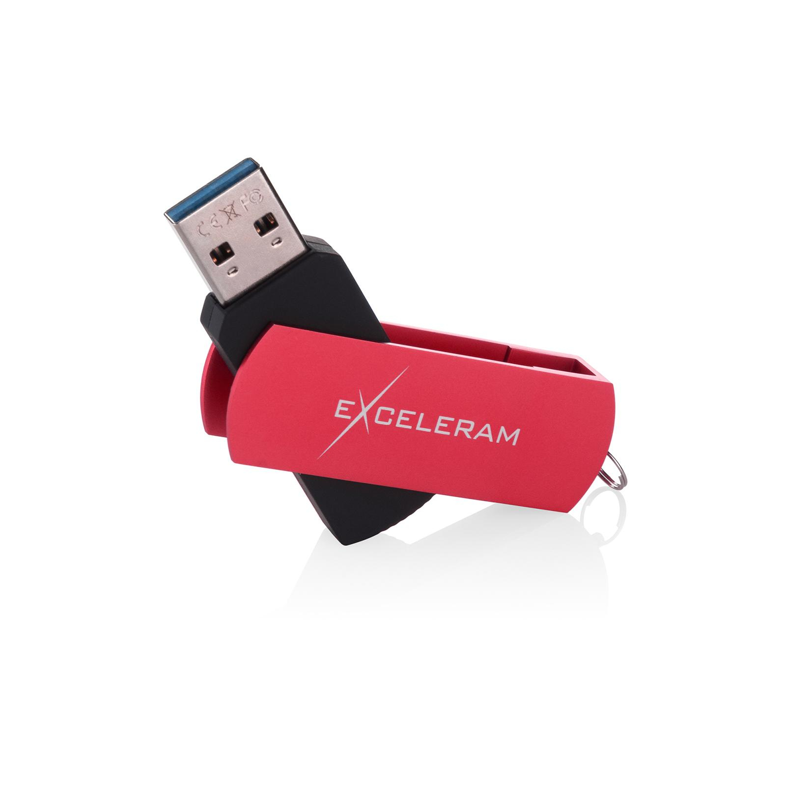 USB флеш накопичувач eXceleram 128GB P2 Series Red/Black USB 3.1 Gen 1 (EXP2U3REB128) зображення 3