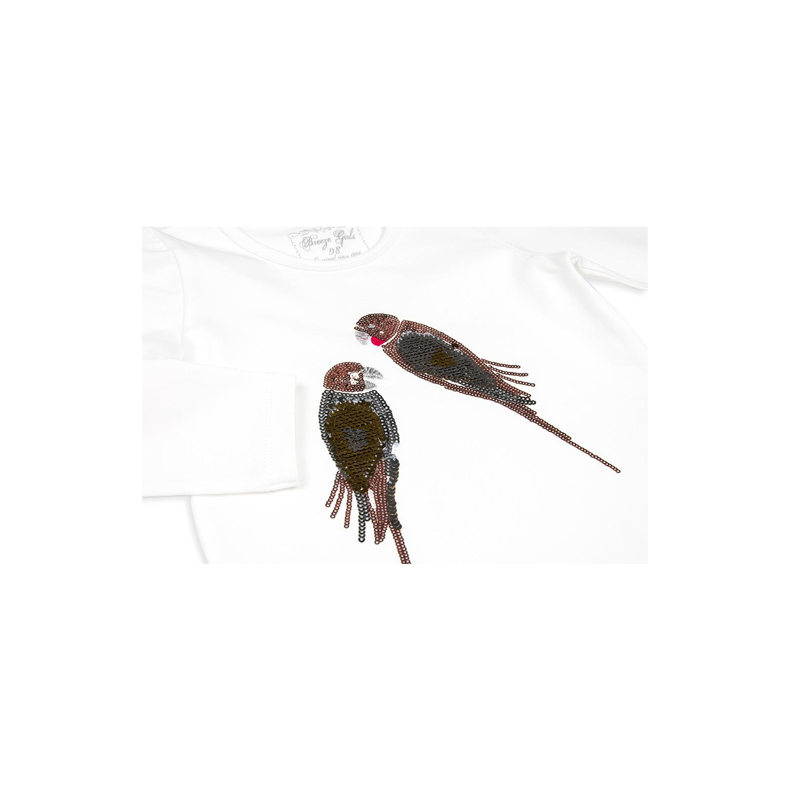 Кофта Breeze с попугаями (12224-104G-beige) изображение 3