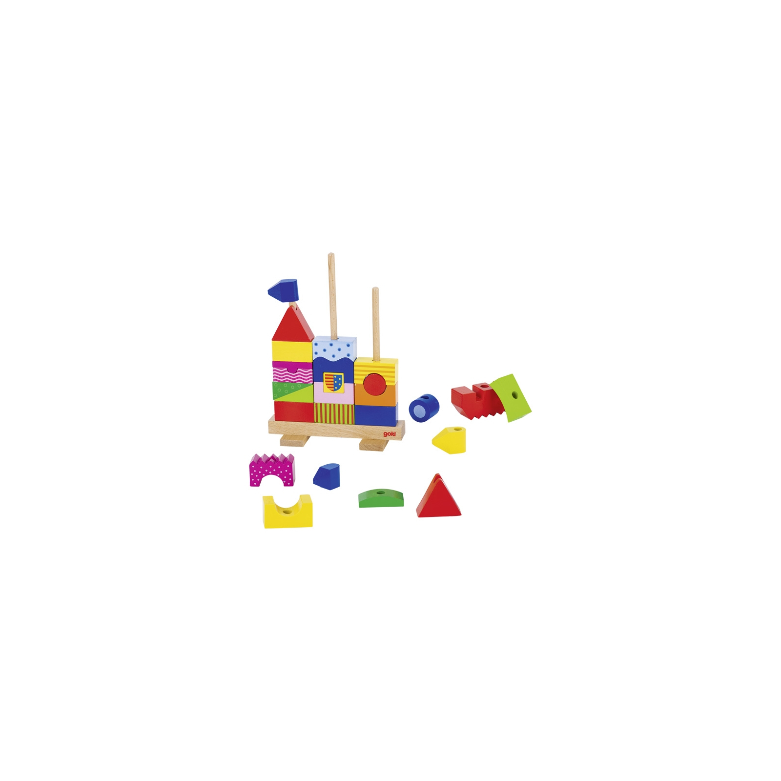 Развивающая игрушка Goki Пирамидка Замок (58915G)