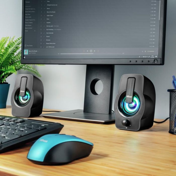 Акустическая система Trust Gemi RGB black USB (22948) изображение 7