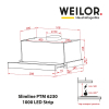 Вытяжка кухонная Weilor Slimline PTM 6230 SS 1000 LED strip изображение 2