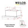 Витяжка кухонна Weilor Slimline PTM 6230 SS 1000 LED strip зображення 2