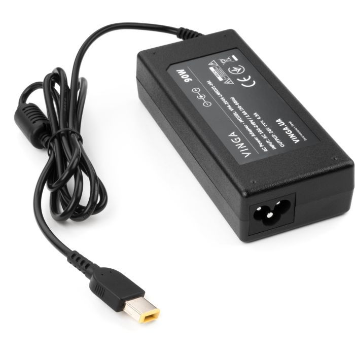 Блок питания к ноутбуку Vinga Lenovo 90W 20V 4.5A square (VPA-2045-LNSQ01-101) изображение 2