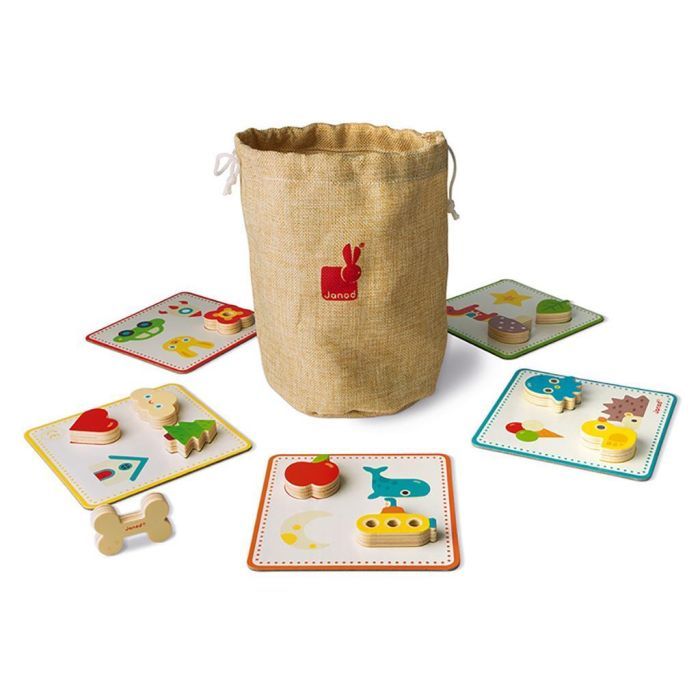 Настольная игра Janod Лото. Изучаем формы (J05318) изображение 2