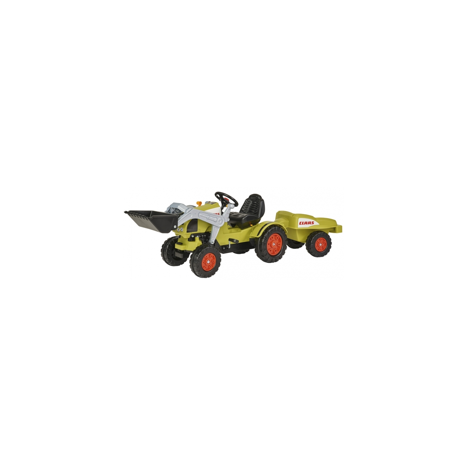 Веломобіль Big Трактор-погрузчик педальный BIG Клаас с прицепом (56553)