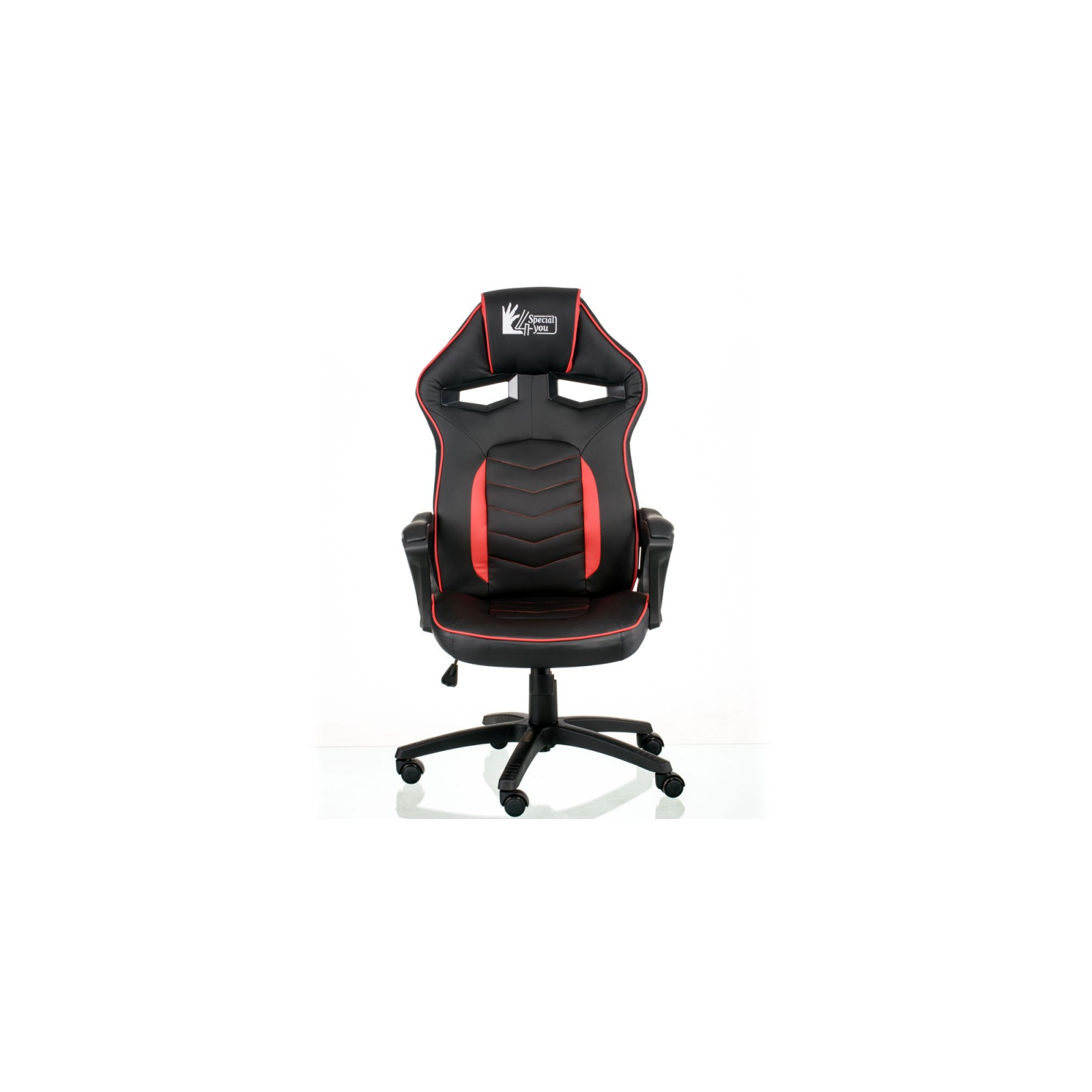 Крісло ігрове Special4You Nitro black/red (000003681) зображення 2