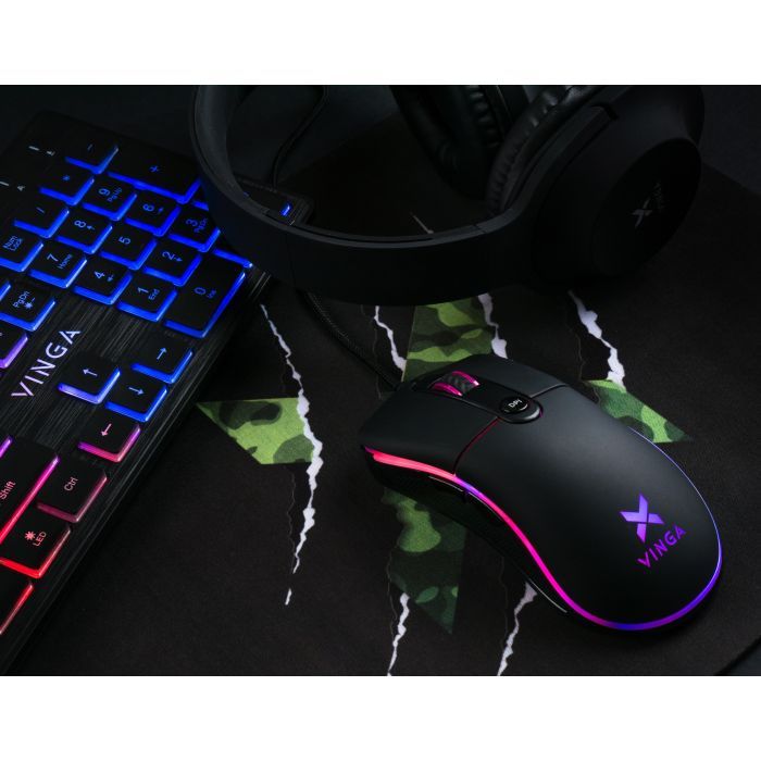 Мышка Vinga MSG-175 Black изображение 7