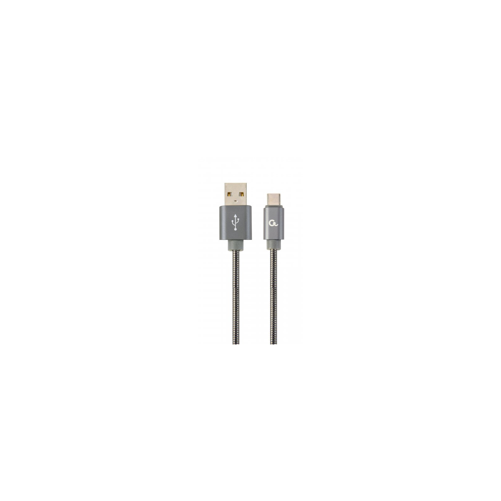 Дата кабель USB 2.0 AM to Type-C 2.0m Cablexpert (CC-USB2S-AMCM-2M-BG)