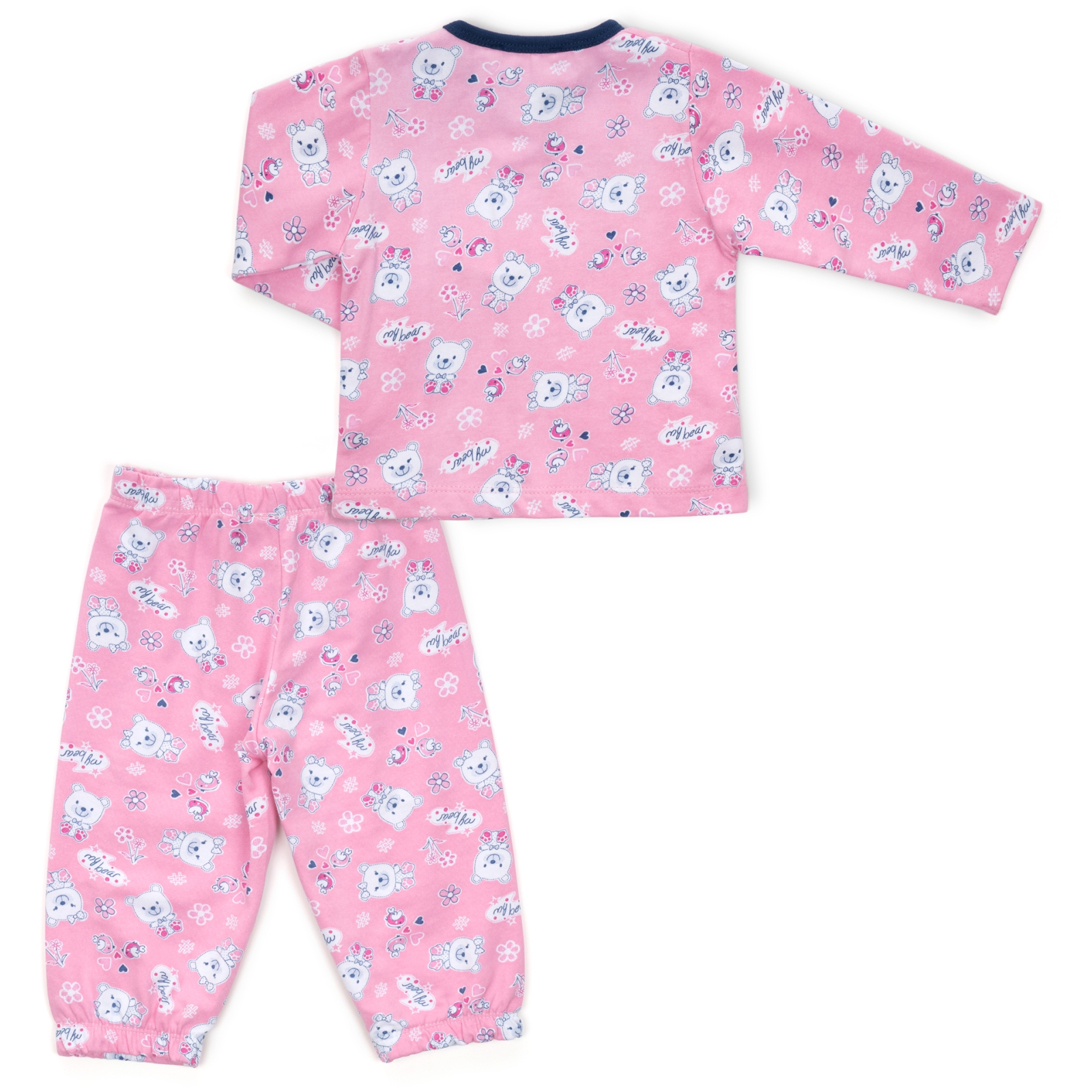 Пижама Breeze с мишками (8382-80G-pink) изображение 5