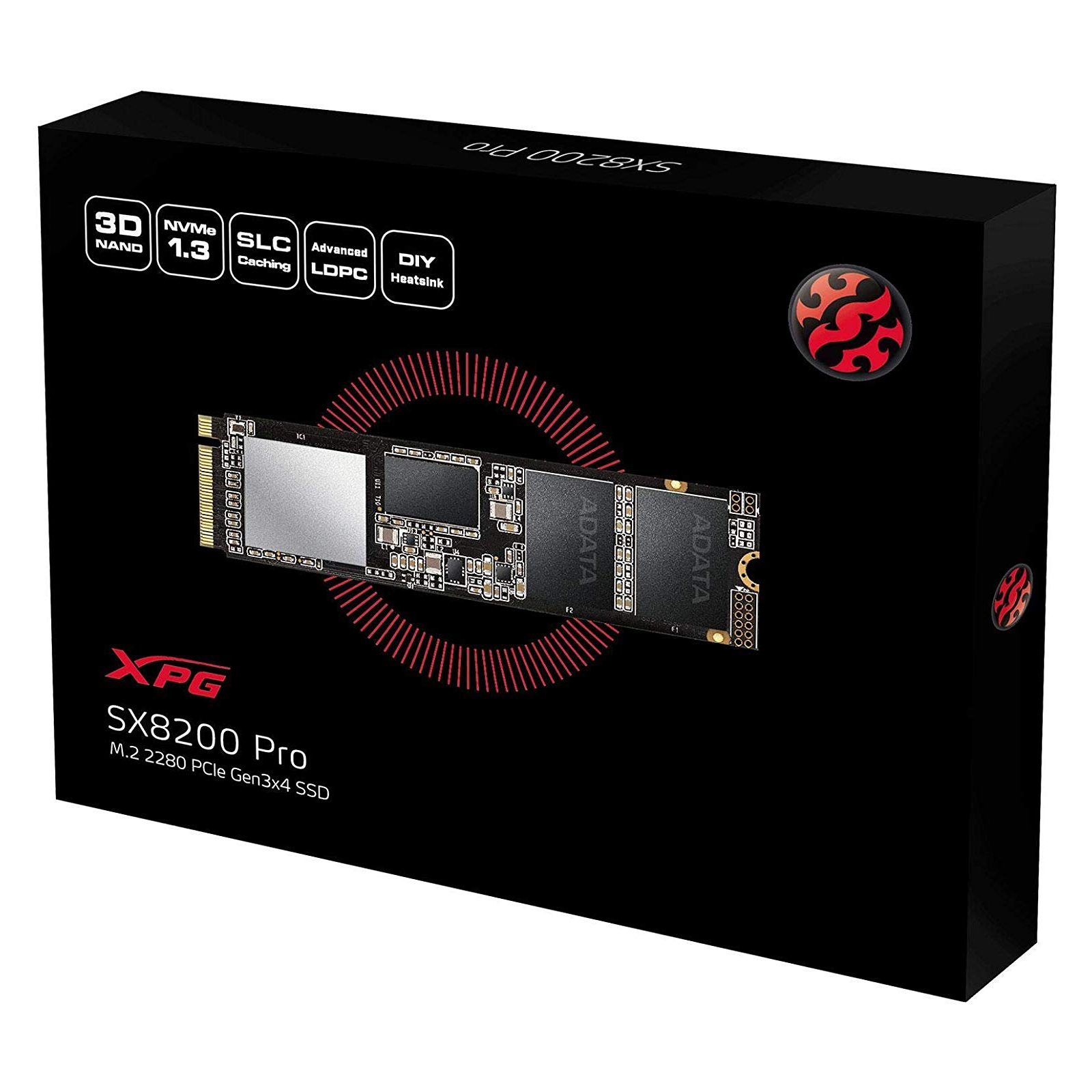 Накопитель SSD M.2 2280 1TB ADATA (ASX8200PNP-1TT-C) изображение 4