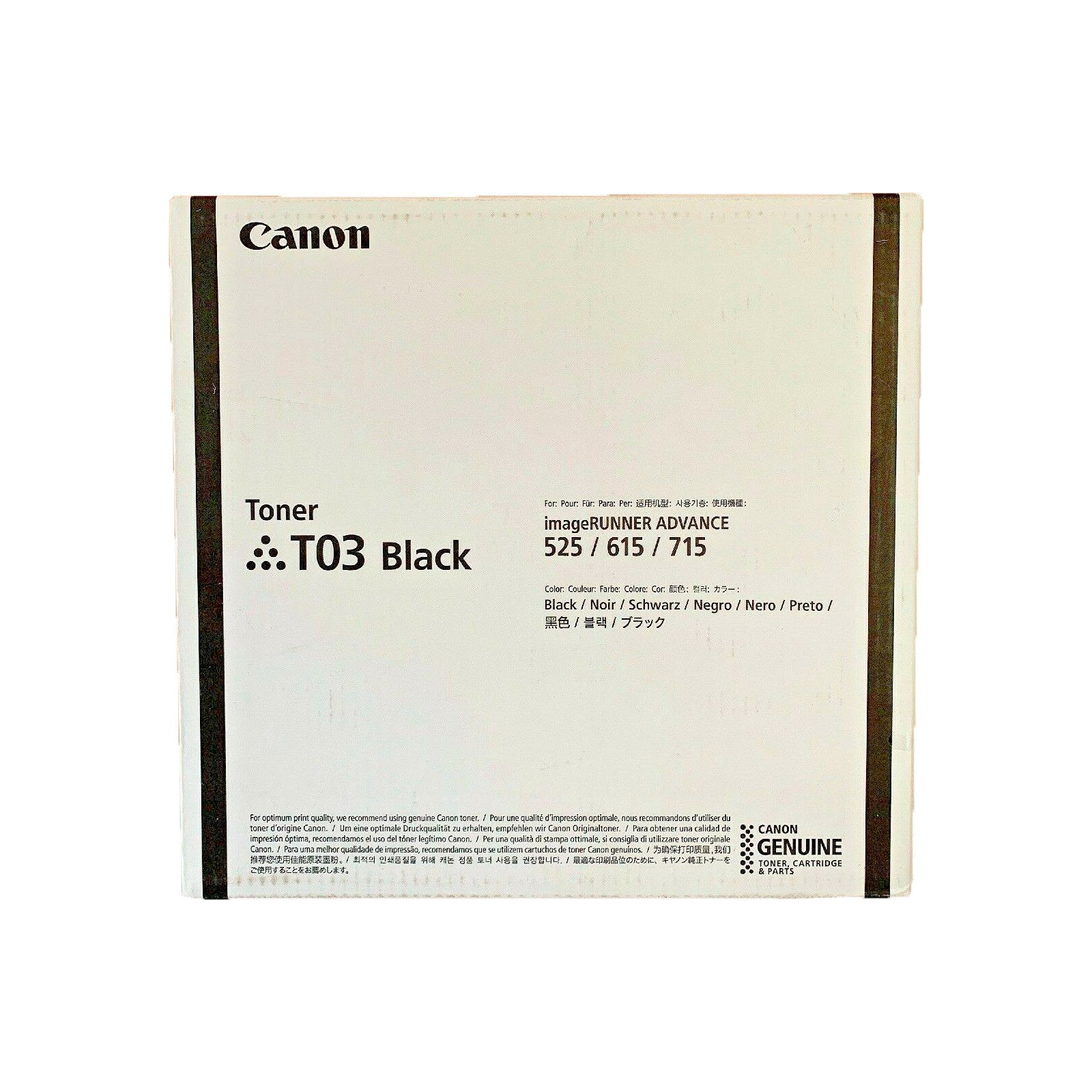 Тонер-картридж Canon T03 Black, iRA 525/615/715 (2725C001AA)