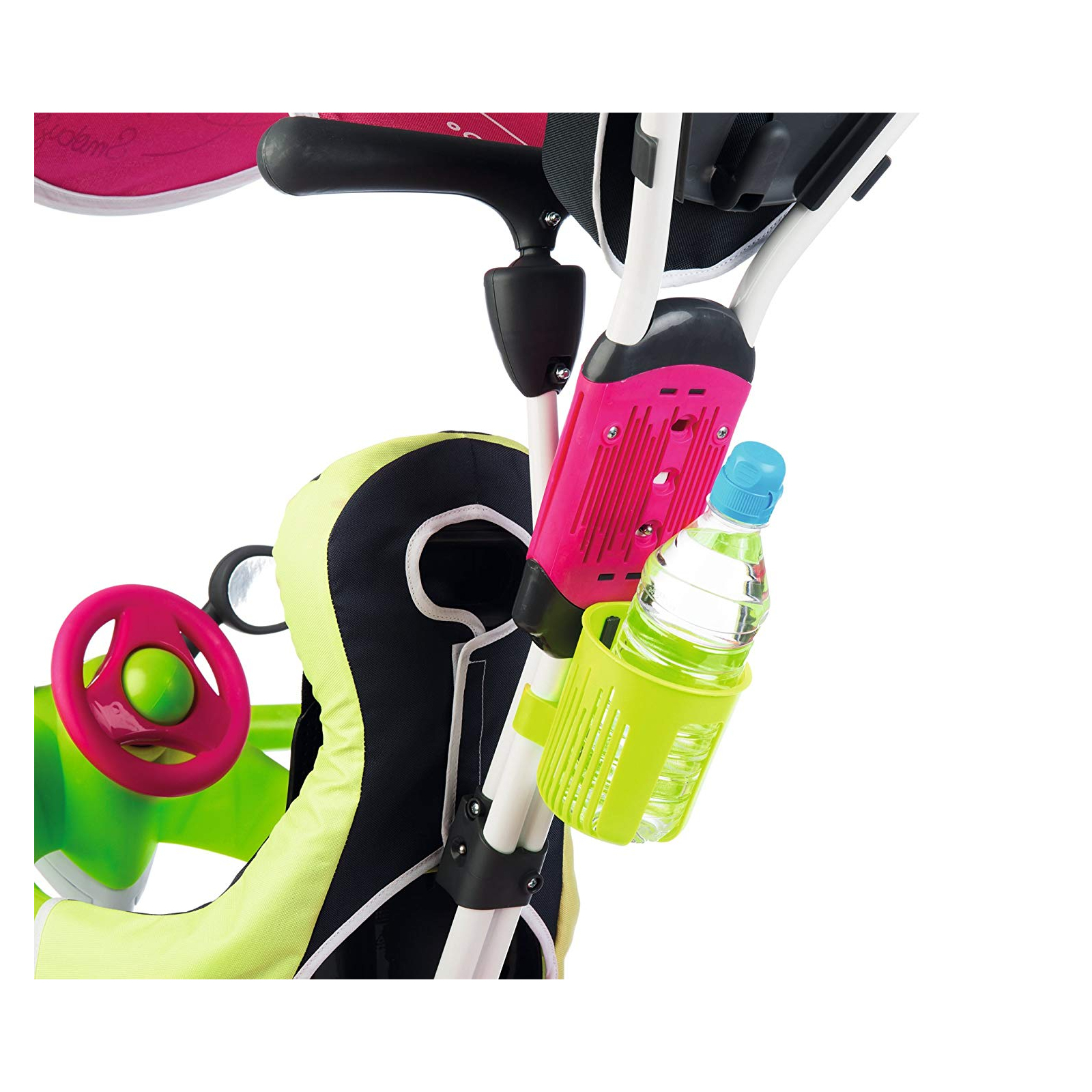 Детский велосипед Smoby Беби Драйвер металлический с козырьком и багажником (741201) изображение 6