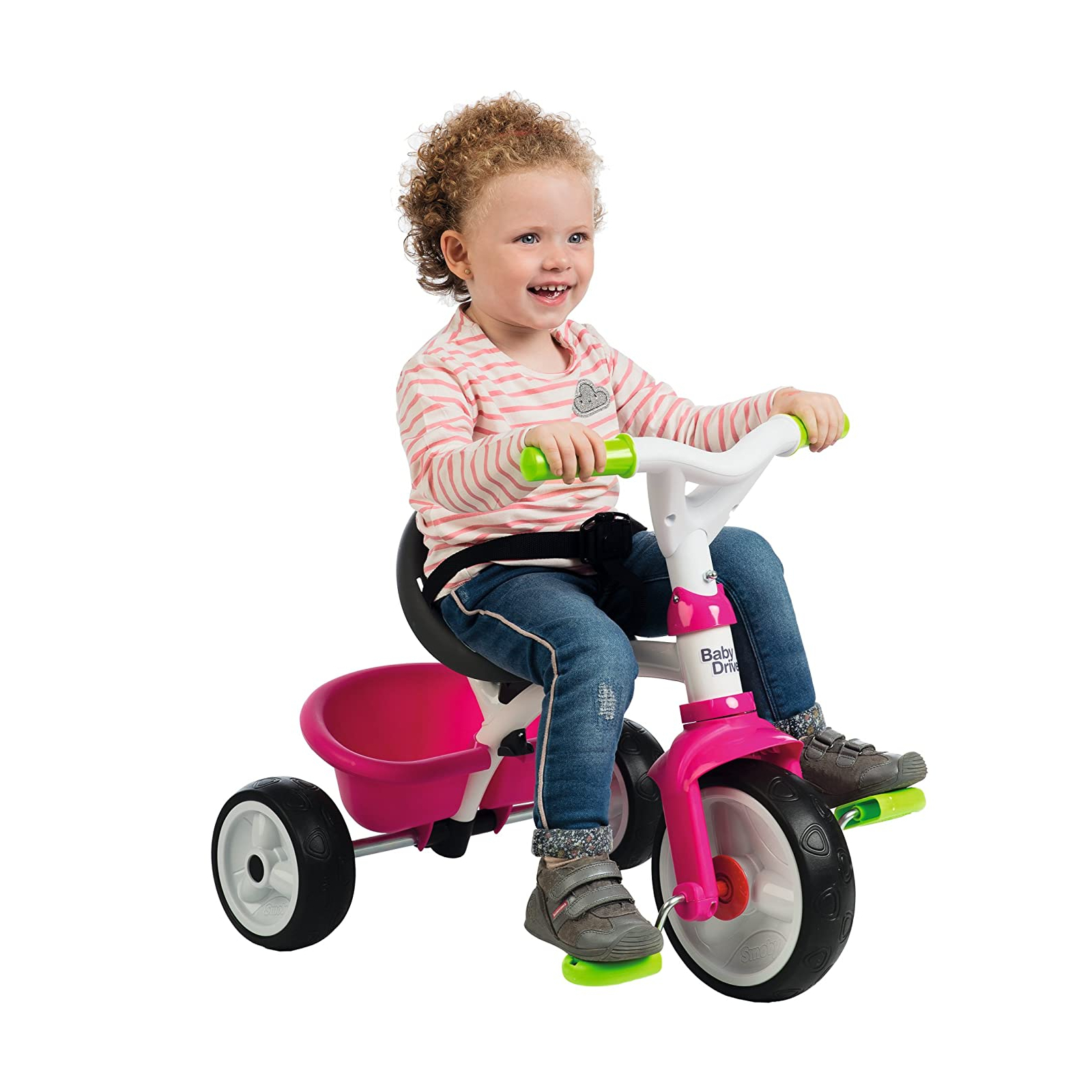 Детский велосипед Smoby Беби Драйвер металлический с козырьком и багажником (741200) изображение 8