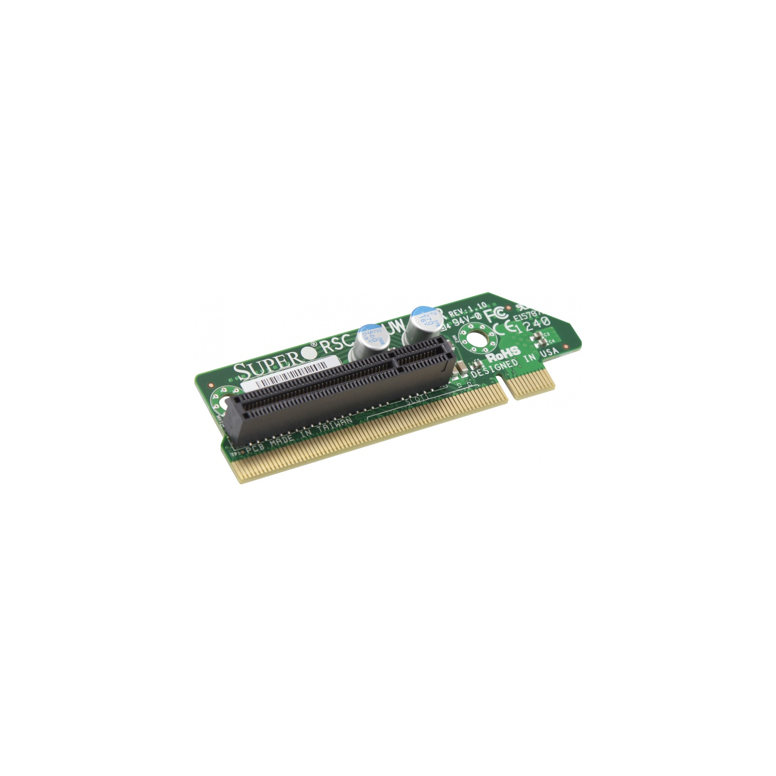Адаптер Supermicro Riser Card 1U (1 PCI-E x8), Right Slot (WIO) (RSC-R1UW-E8R)
