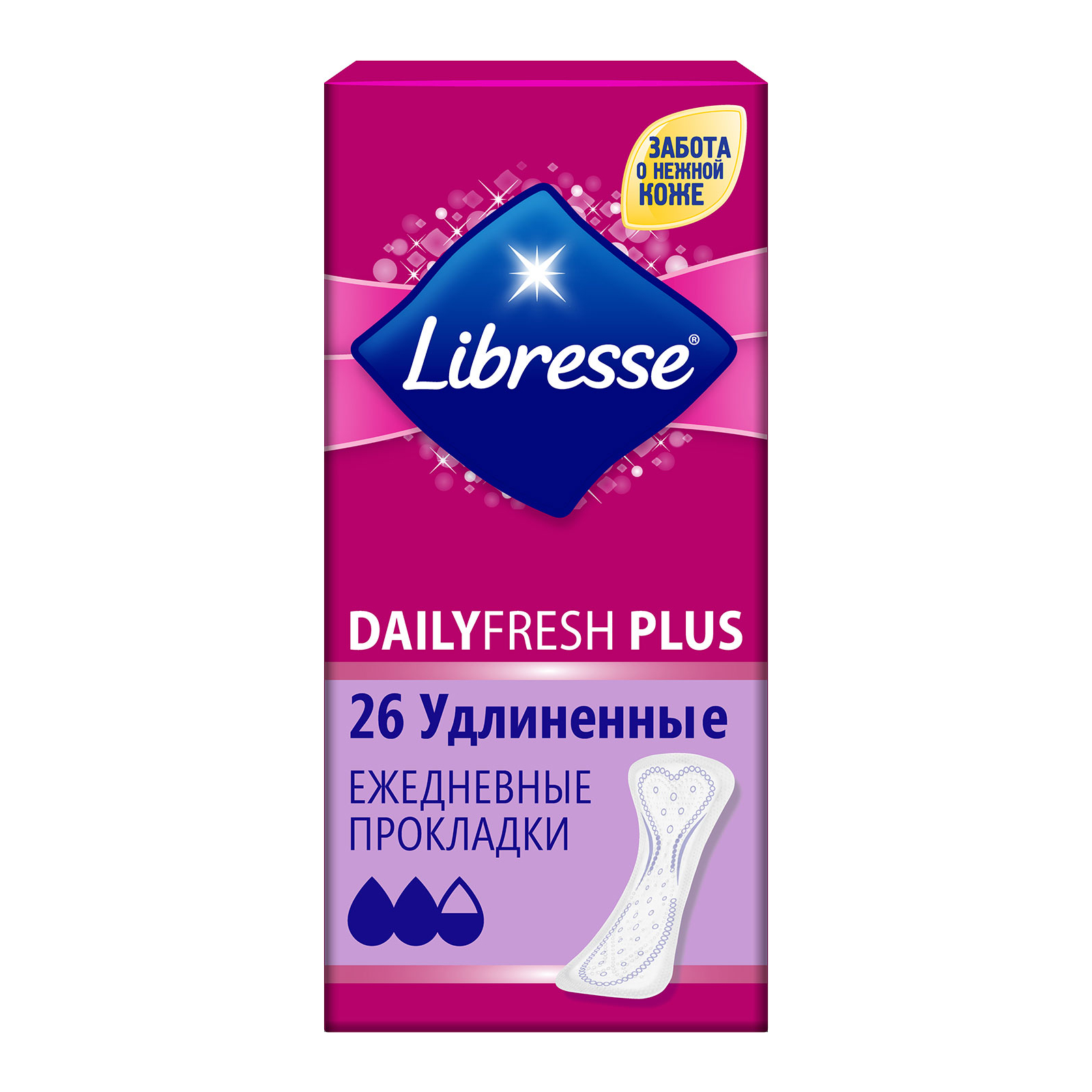 Ежедневные прокладки Libresse Daily Fresh Normal, 26 шт (7322540891249)