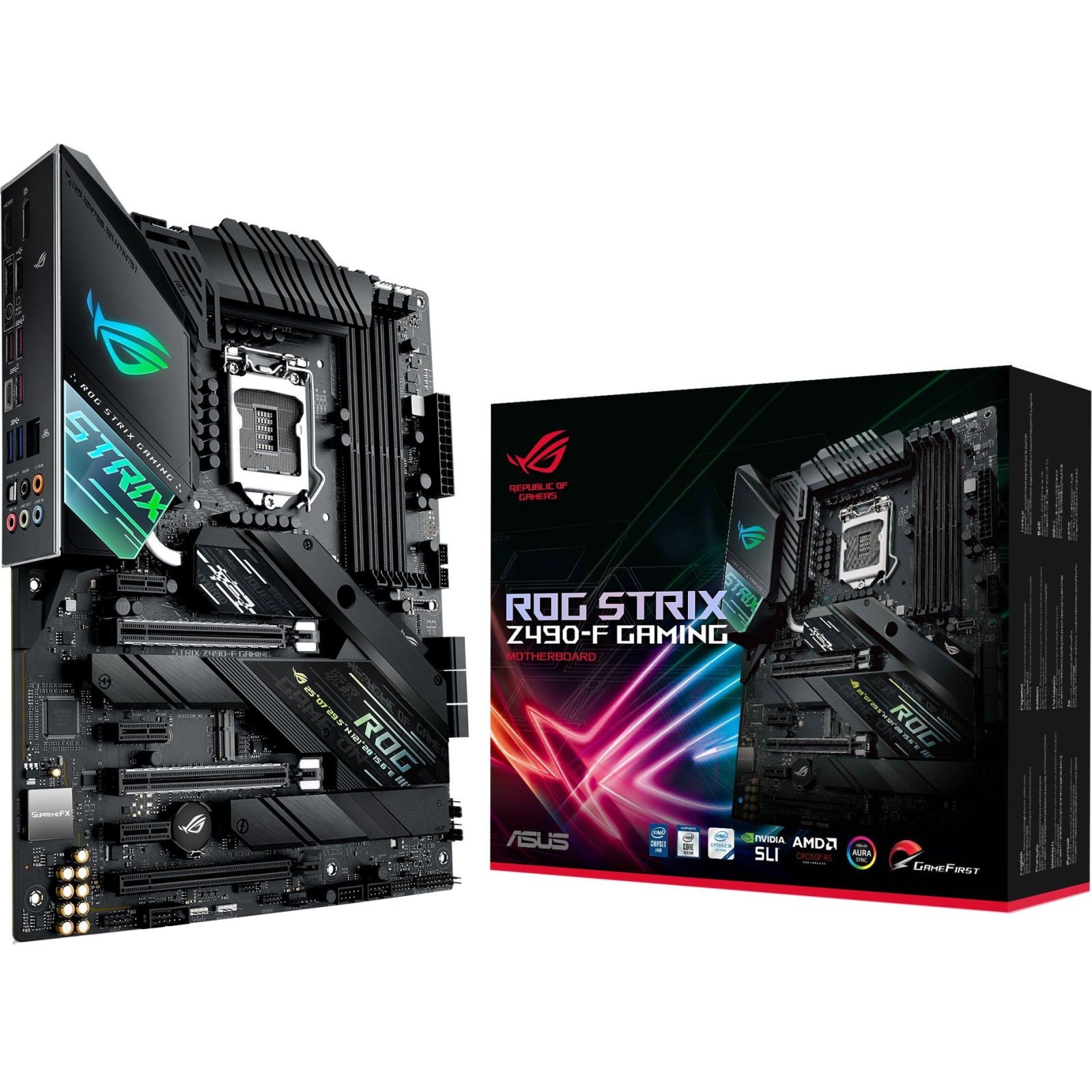 ᐈ Купить материнскую плату ASUS ROG STRIX Z490-F GAMING в Киеве и