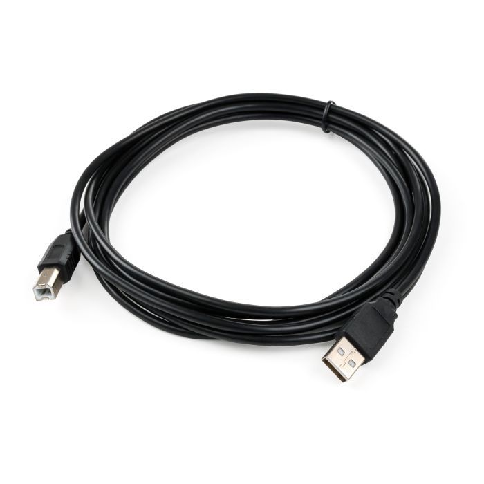 Кабель для принтера USB 2.0 AM/BM 3.0 m Vinga (VCPDCAMBM3.0BK) изображение 2