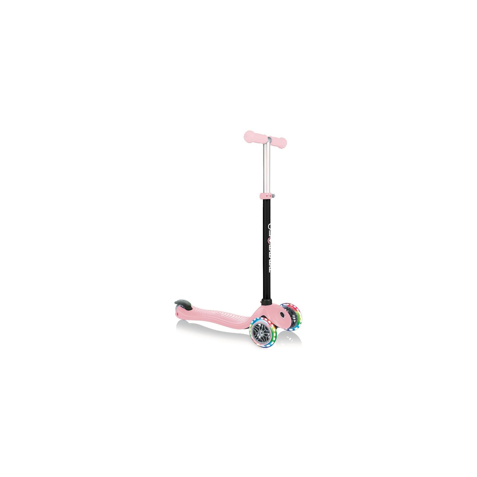 Самокат Globber GO UP SPORTY пастельно-розовый с подсветкой (452-210-3) изображение 4