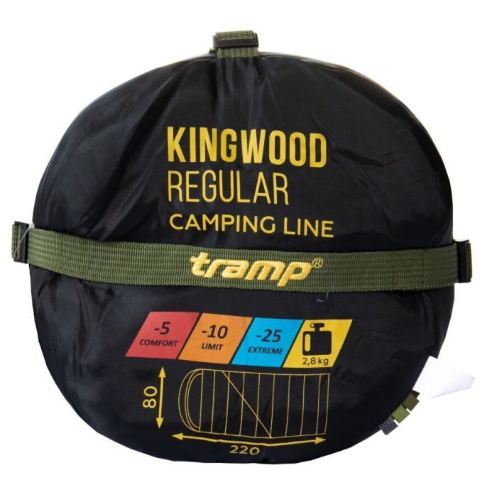 Спальный мешок Tramp Kingwood Regular Olive/Grey R (UTRS-053R-R) изображение 11