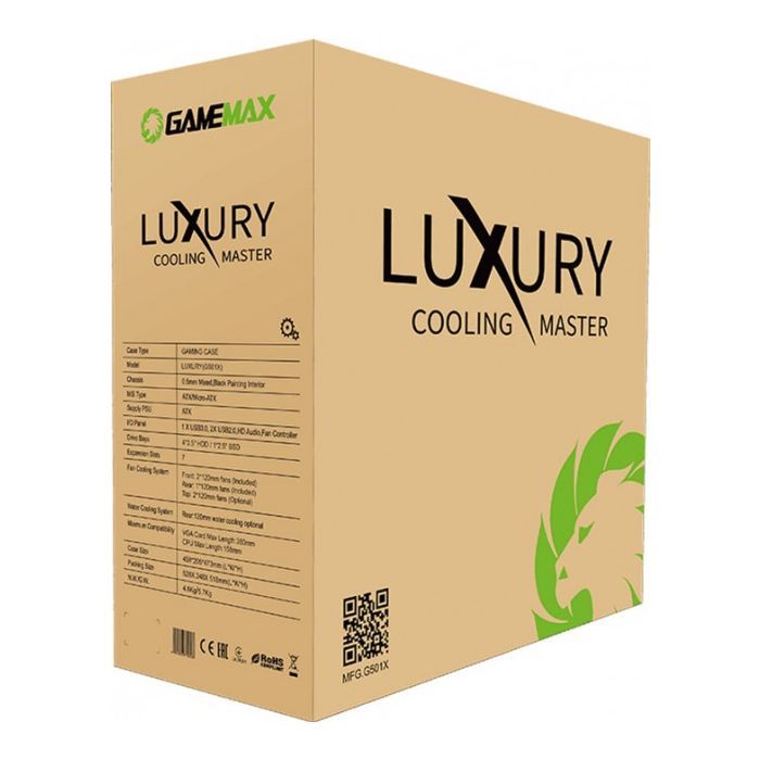 Корпус для ПК Gamemax LUXURY G501X зображення 12