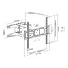Кронштейн Satelit 39-80PIVOT600A (250513) изображение 2