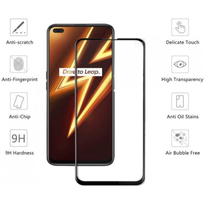 Скло захисне Drobak Realme 6 Pro (Black) (121267) (121267) зображення 2
