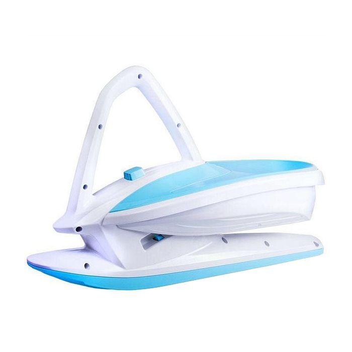 Санки Plastkon Skidrifter белые с голубым (49098)