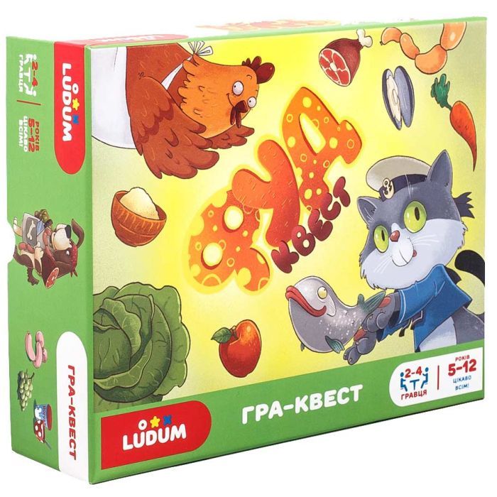 Настольная игра Ludum Фуд-квест украинский язык (LG2047-61)