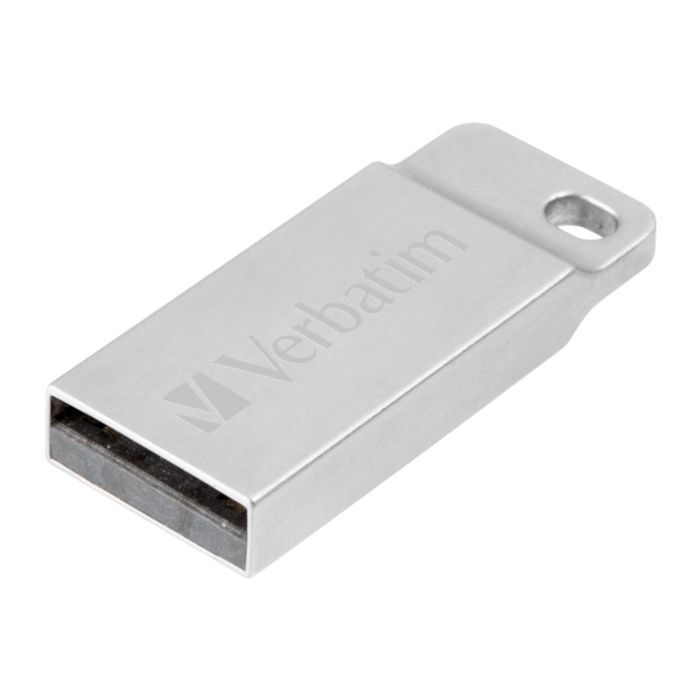 USB флеш накопитель Verbatim 64GB Metal Executive Silver USB 2.0 (98750) изображение 2