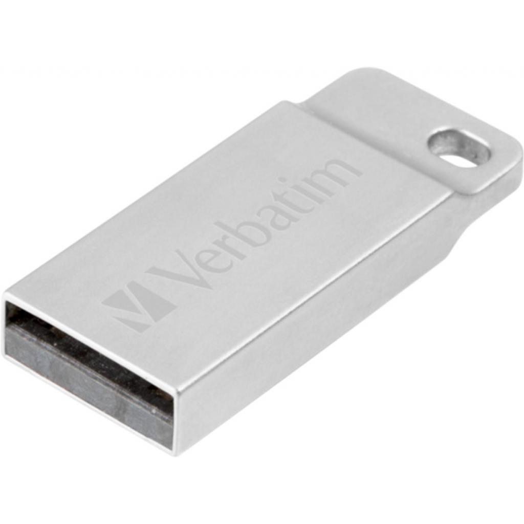 USB флеш накопичувач Verbatim 64GB Metal Executive Silver USB 2.0 (98750) зображення 2