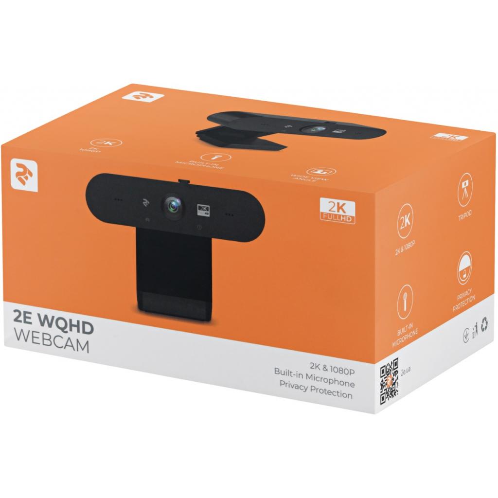 Веб-камера 2E WQHD 2К USB Black (2E-WC2K) зображення 9