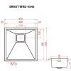 Мийка кухонна Weilor ERNST WRD 4545 зображення 7