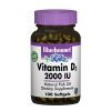 Вітамін Bluebonnet Nutrition Вітамін D3 2000IU, 100 желатинових капсул (BLB0317)