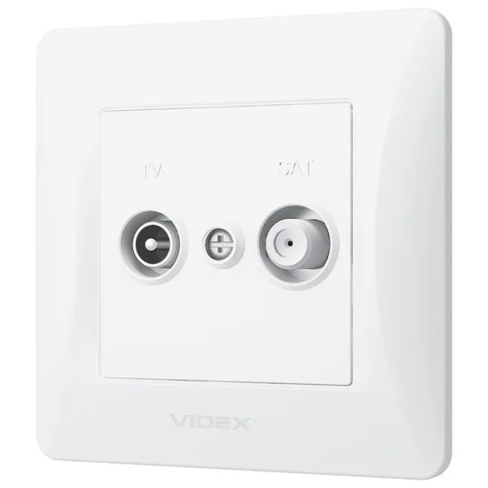 ТВ розетка Videx BINERA TV + SAT кінцева срібний шовк (VF-BNSK2TVSATE-SS) > ціни в Києві та Україні ТВ розетка Videx BINERA TV + SAT кінцева срібний шовк (VF-BNSK2TVSATE-SS)