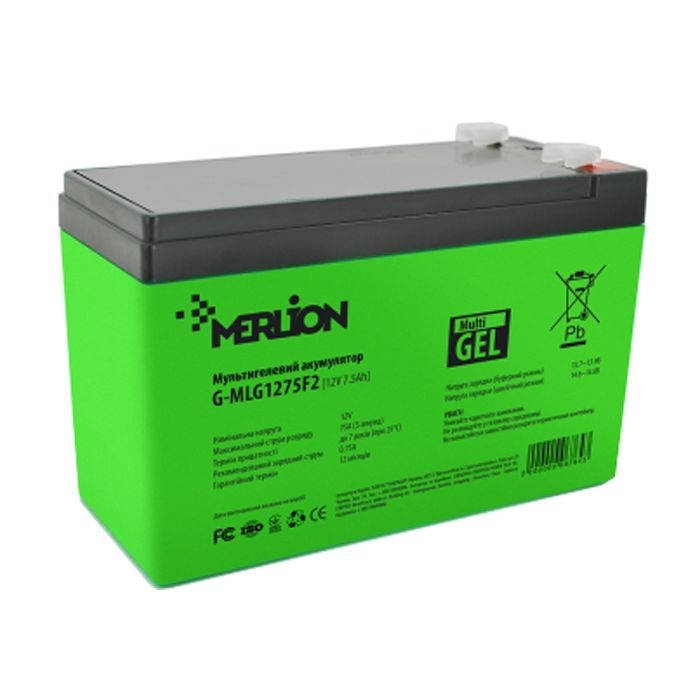 Батарея к ИБП Merlion 12V - 7.5 Ah (G-MLG1275F2)