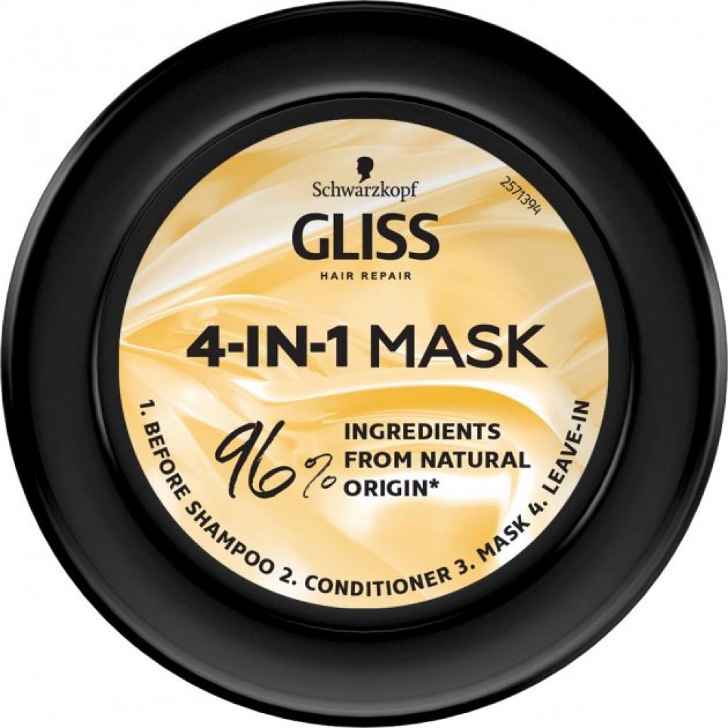 Маска для волос Gliss 4-в-1 Performance Treat Питание 400 мл (90443091) изображение 2