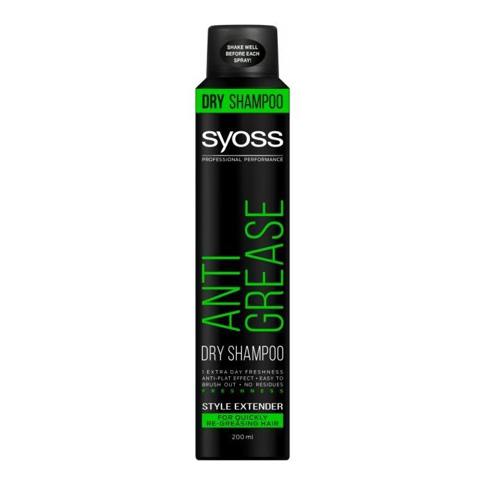 Сухий шампунь Syoss Anti-Grease для жирного волосся 200 мл (9000100695800)