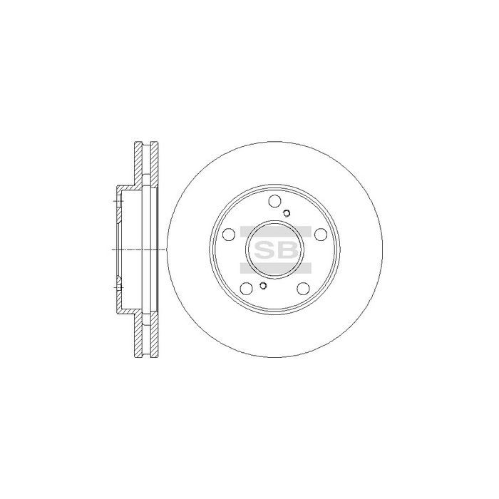 Тормозной диск HI-Q SD4032