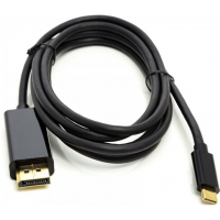 Фото - Кабель Power Plant  мультимедійний USB Type-C 3.1 Thunderbolt 3 (M) to DisplayPort (M) 