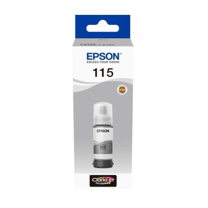 Контейнер с чернилами Epson 115 EcoTank Grey (C13T07D54A)