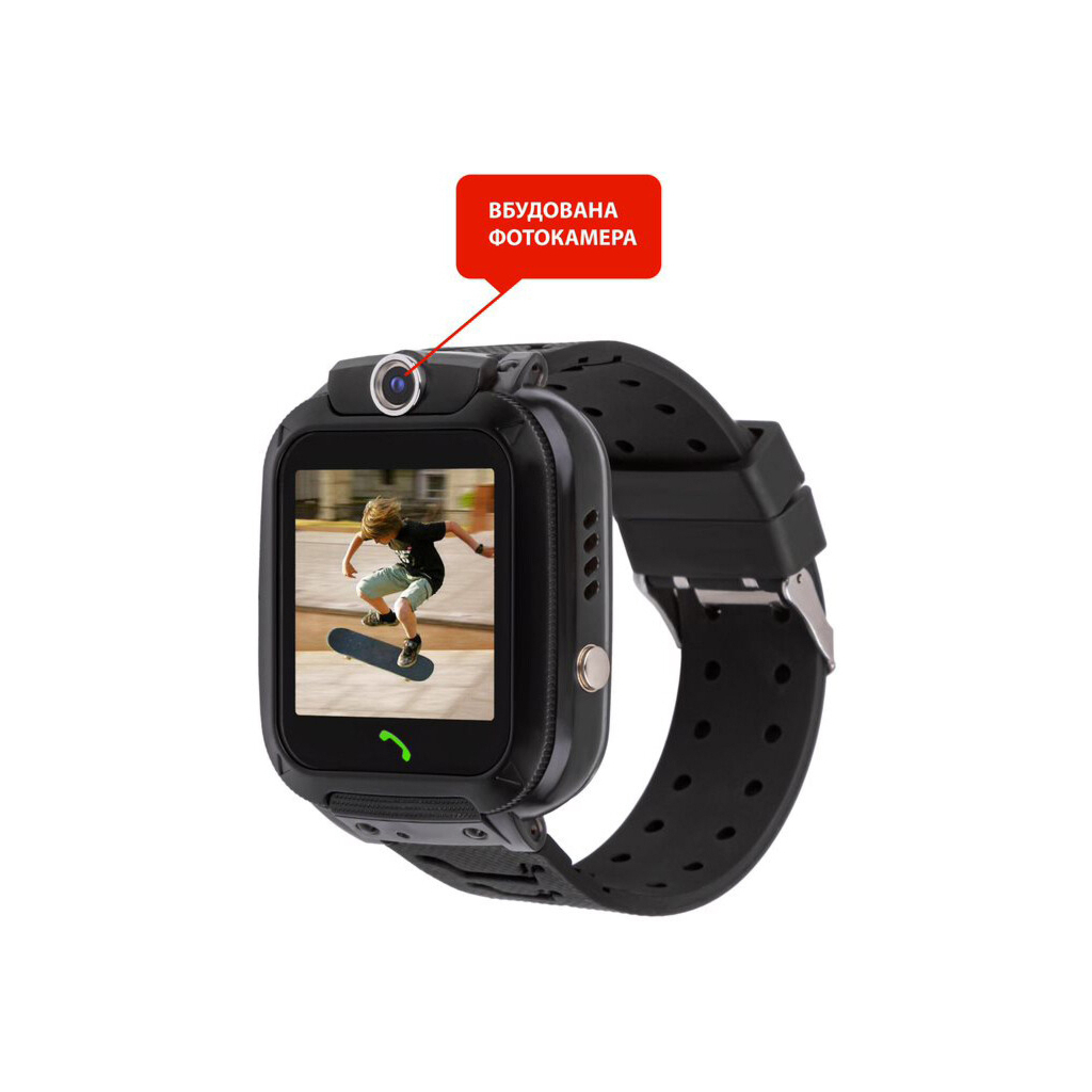 Смарт-часы Amigo GO007 FLEXI GPS Black (871496) изображение 2