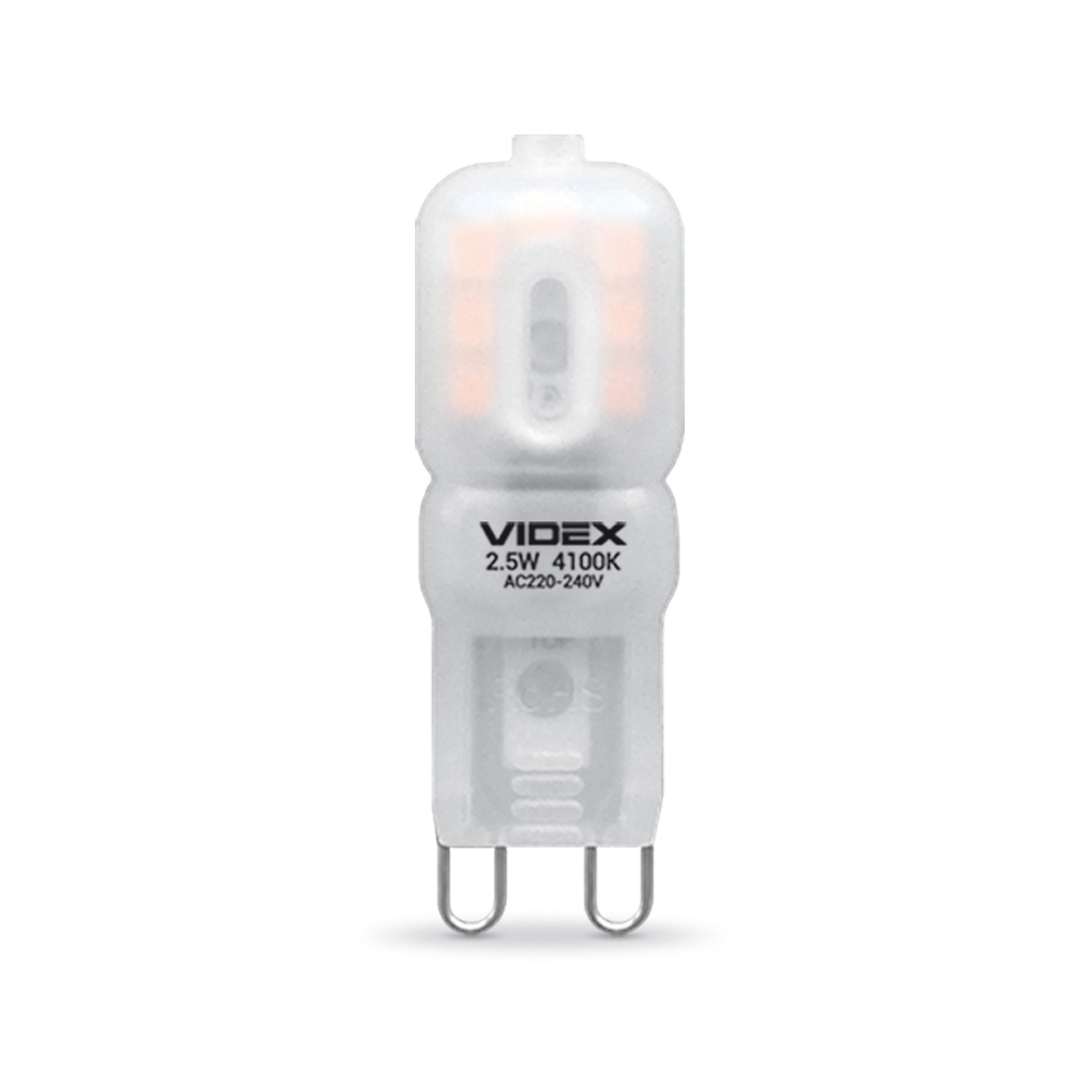Лампочка Videx G9e 2.5W G9 4100K (VL-G9e-25224) изображение 2