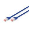 Патч-корд 3м, CAT 6 S-FTP, AWG 27/7, LSZH, blue Digitus (DK-1644-030/B)